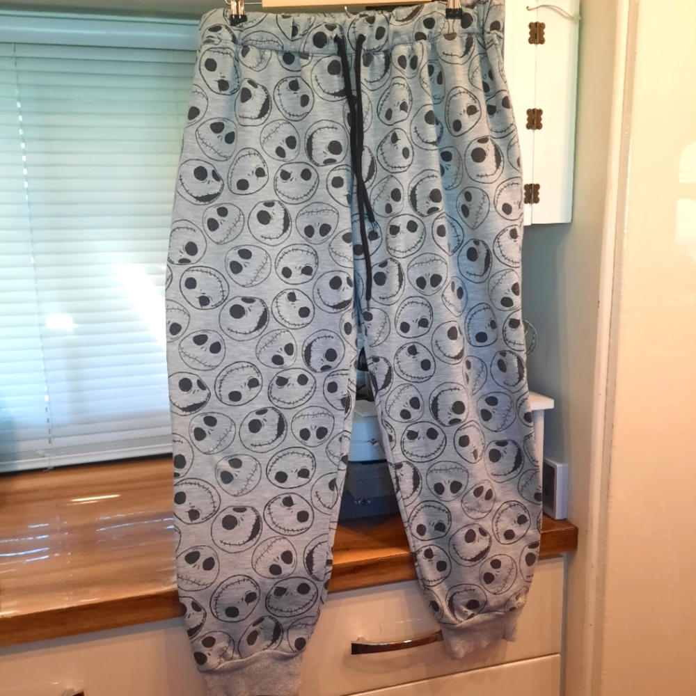 Nightmare Before Christmas Sleep Sweatpants  Large Unisex